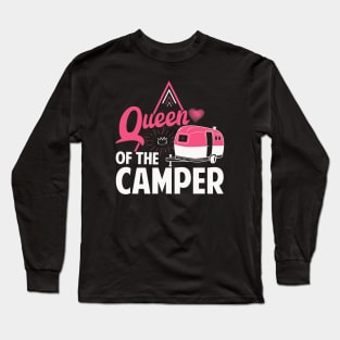 Queen of the camper Gift T-shirt Long Sleeve T-Shirt